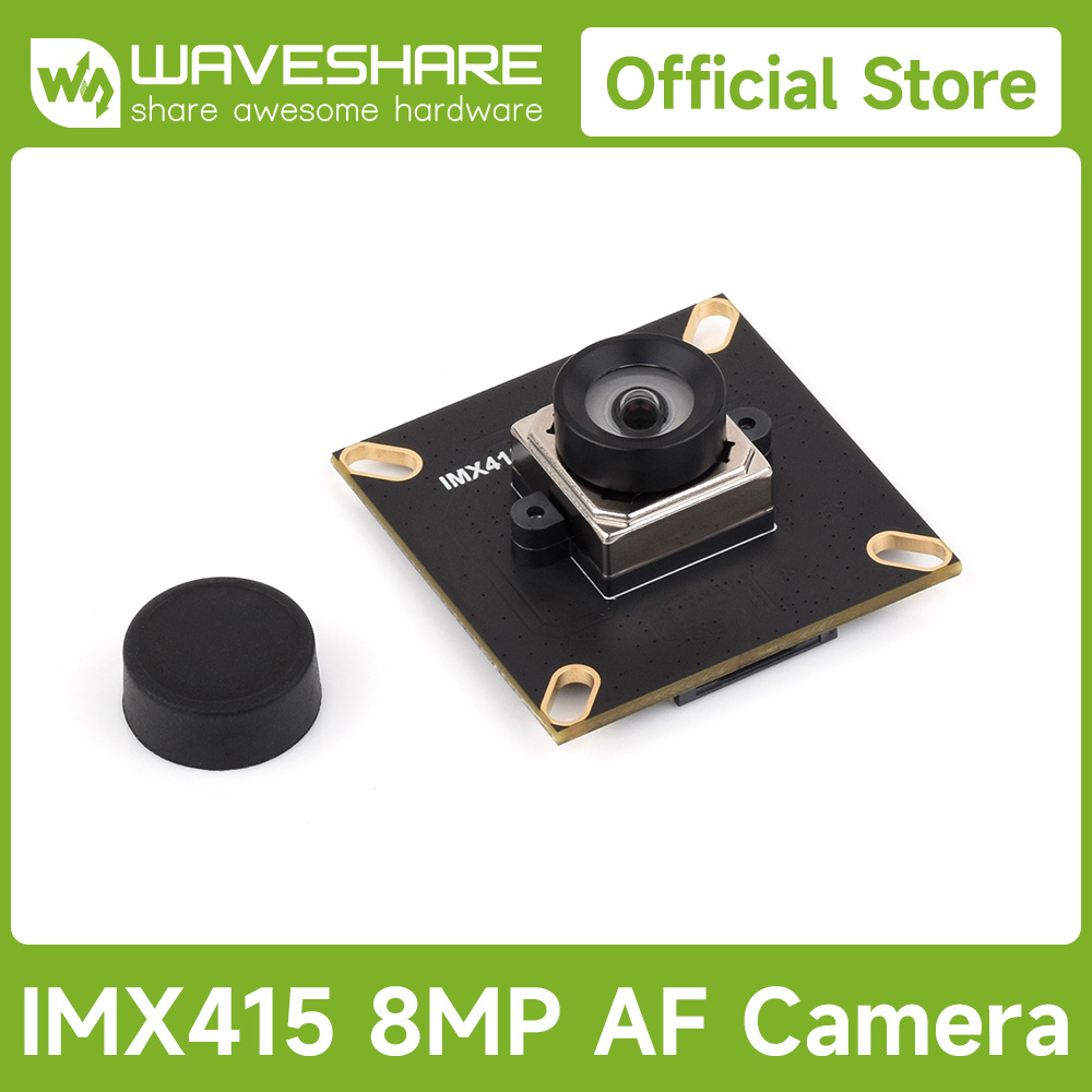 Raspberry Pi 5 - โมดูลกล้อง Waveshare IMX415 8MP MIPI, โฟกัสอัตโนมัติ,