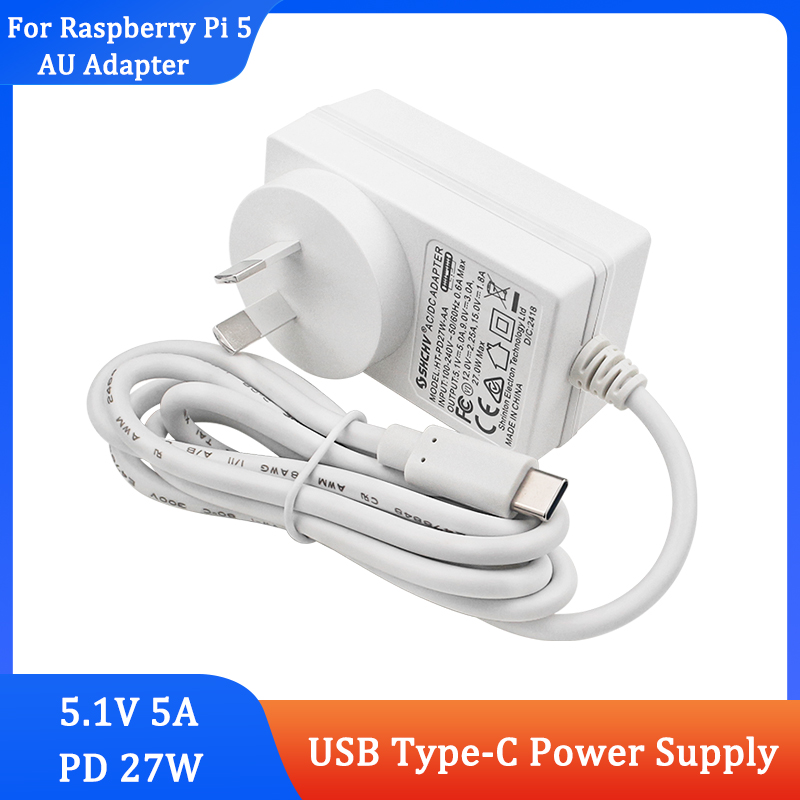 Pi Power Supply - Raspberry Pi 5 PD 27W แหล่งจ่ายไฟ5.1V