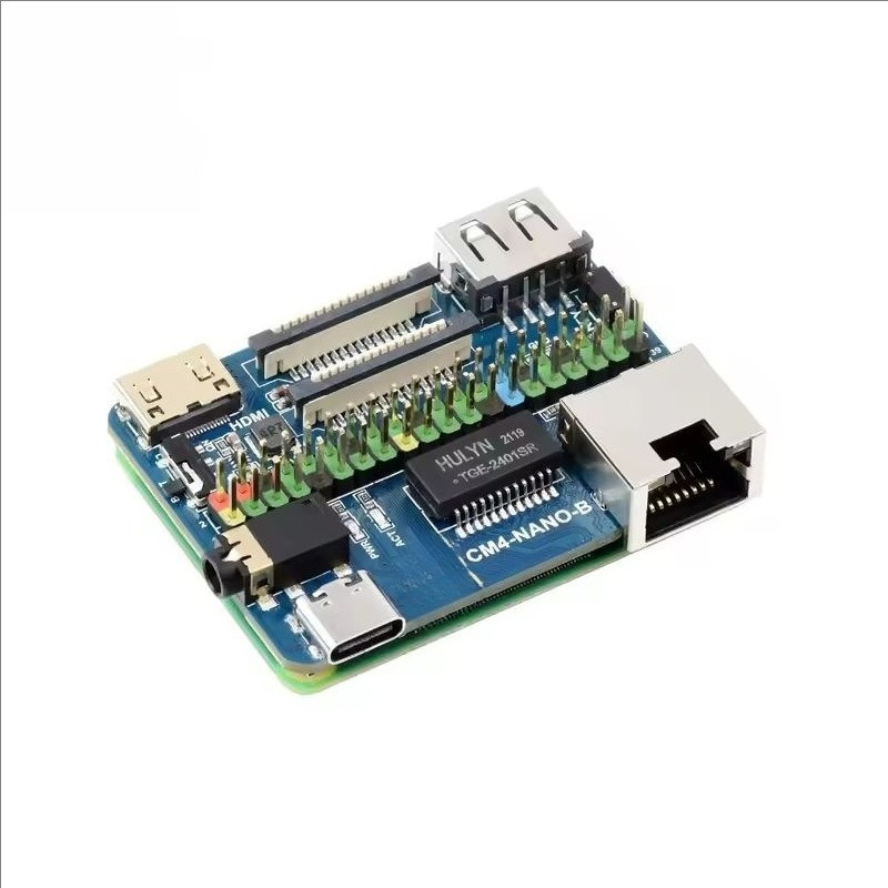 Raspberry Pi - บอร์ดขยายขนาด CM4 แผ่นฐานโมดูลคอมพิวเตอร์อินเทอร์เฟซหลายแบบสำหรับราสเบอร์รี่พาย CM4