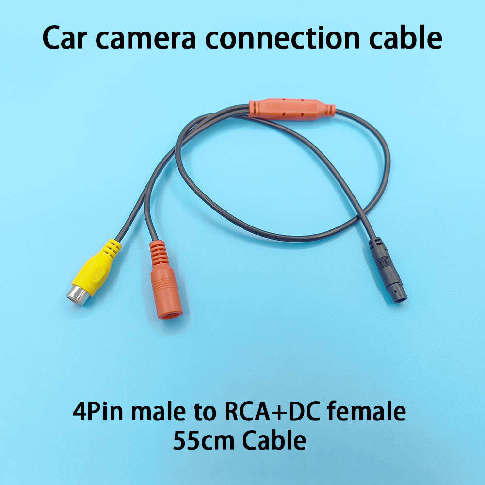 Pi Camera Cable - รถสาย 4 พินชายไปยัง RCA วิดีโอ Power