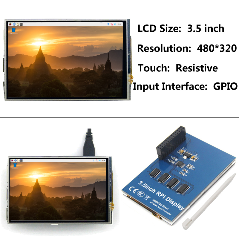 หน้าจอสัมผัส TFT LCD ขนาด 3.5  - Pi 4 Case บทวิจารณ์และราคา