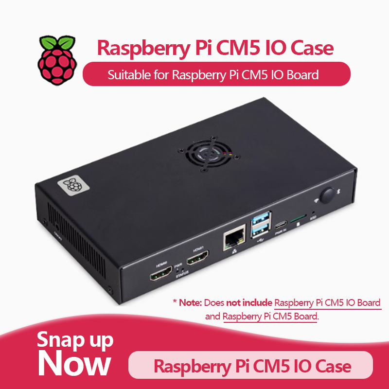 เคส IO อย่างเป็นทางการสำหรับ R - Pi 5 Case บทวิจารณ์และราคา