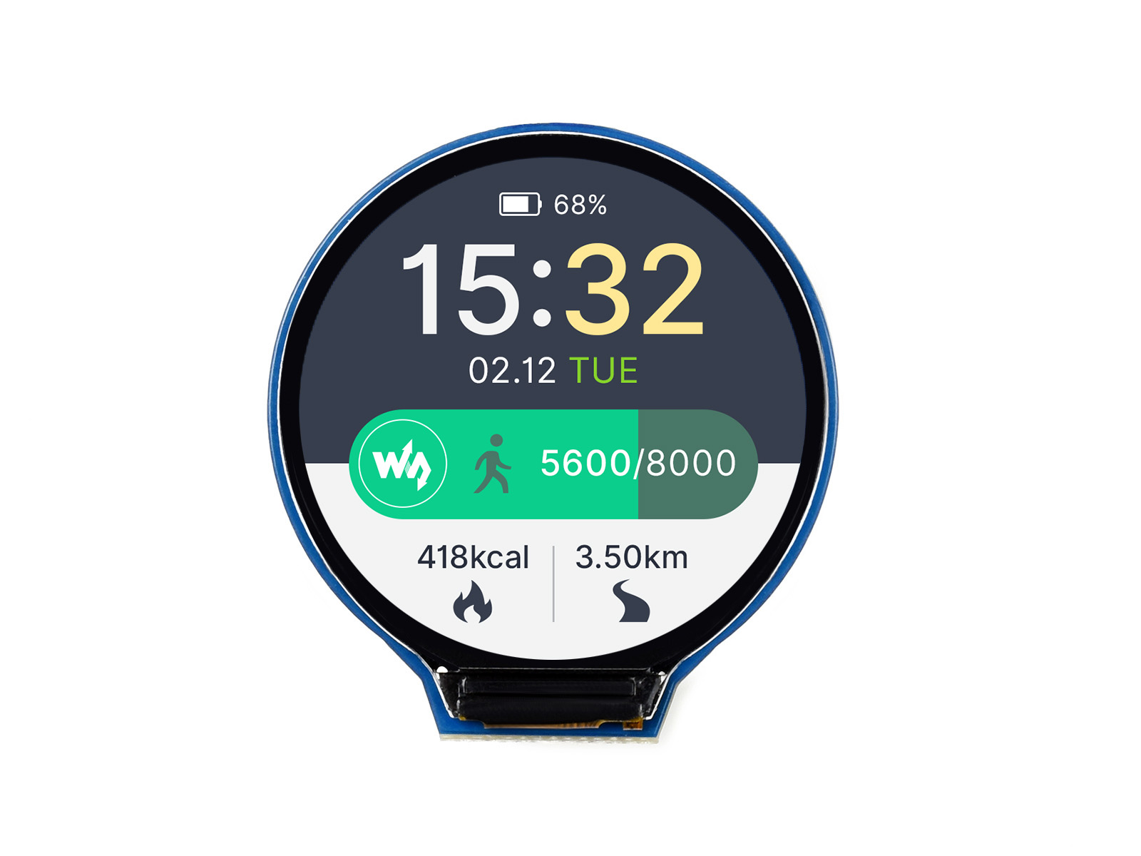 เวฟแชร์ 1.28 นิ้วโมดูลจอแสดงผล - Pi Display บทวิจารณ์และราคา