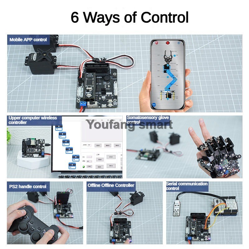ตัวควบคุมเซอร์โว PWM 6 ช่อง แล - Raspberry Pi 4 บทวิจารณ์และราคา