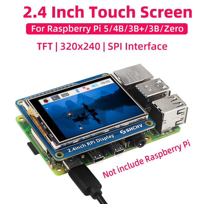 SHCHV หน้าจอสัมผัสขนาด 2.4 นิ้ - Pi 5 Case บทวิจารณ์และราคา