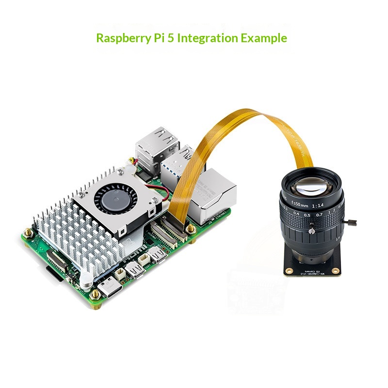 โมดูลกล้อง Raspberry Pi IMX296 - Raspberry Pi Global Shutter Camera Imx296 บทวิจารณ์และราคา