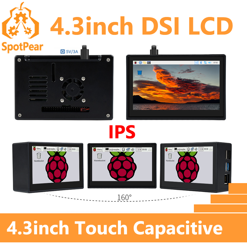 หน้าจอ Raspberry Pi ขนาด 4.3 น - Pi 5 Case บทวิจารณ์และราคา