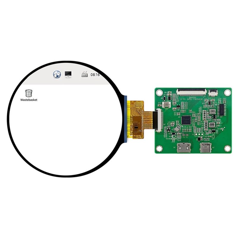 จอแสดงผลแบบกลม DSI TFT LCD พร้ - Raspberry Pi 5 บทวิจารณ์และราคา