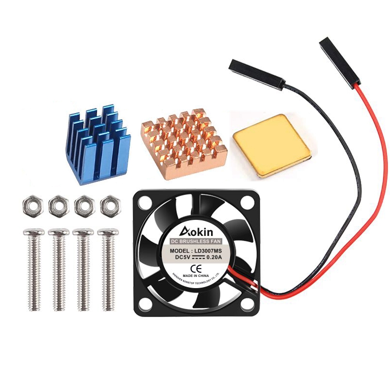 5V / 3.3V พัดลมระบายความร้อนพร - Pi Cooler บทวิจารณ์และราคา