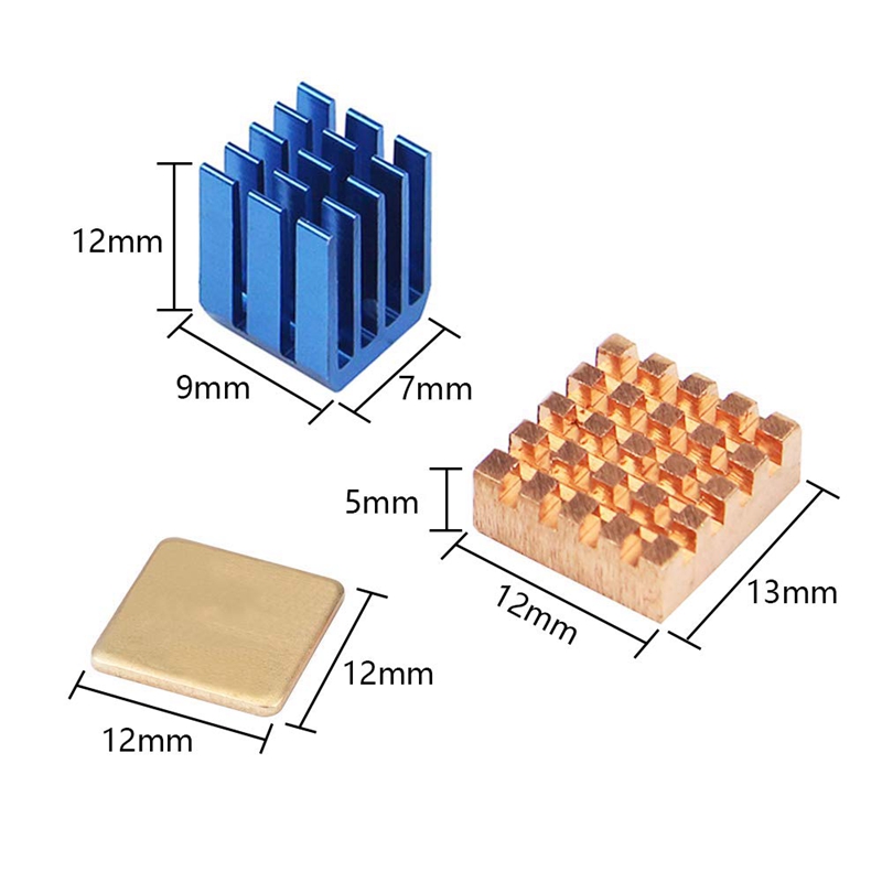 5V / 3.3V พัดลมระบายความร้อนพร - Pi Cooler บทวิจารณ์และราคา