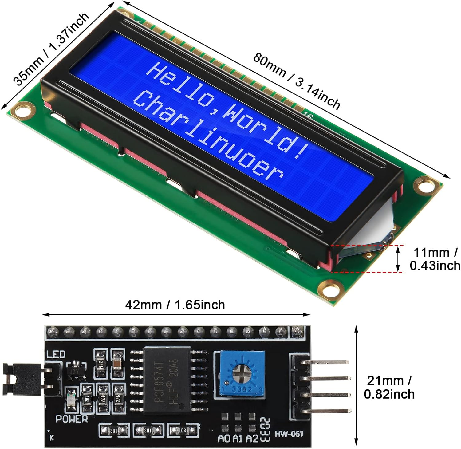 ชุดหนึ่ง 1602 LCD 20*4 หน้าจอส - Raspberry Pi 4 บทวิจารณ์และราคา