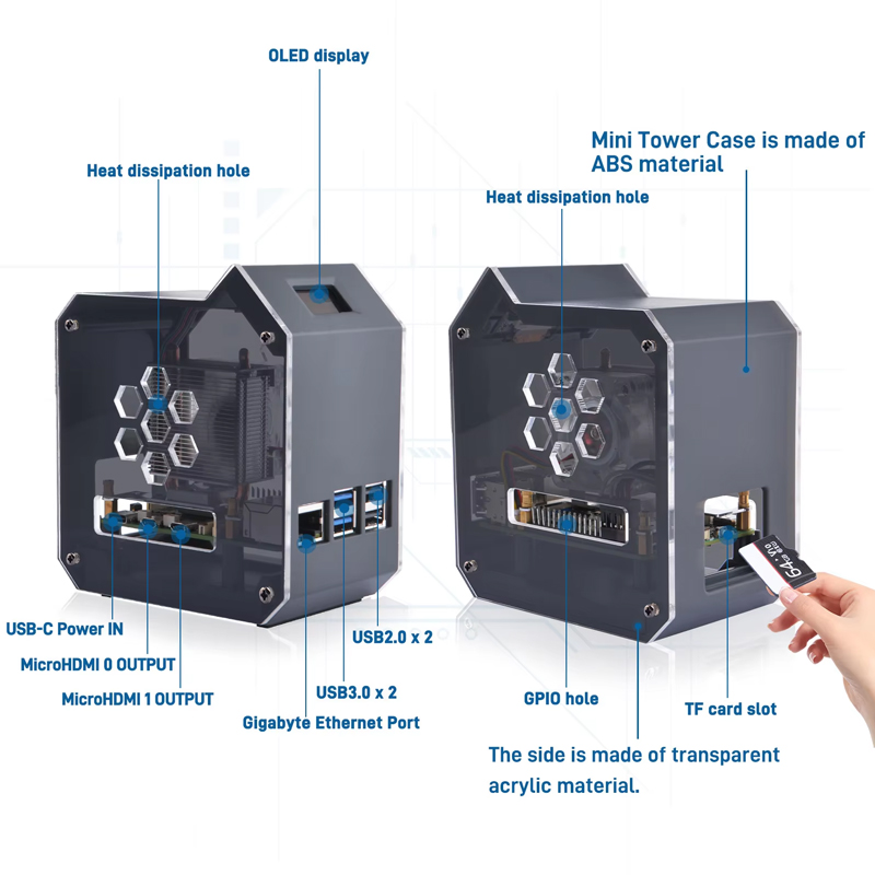 ชุดคอมพิวเตอร์ GeeekPi Raspber - Pi Cooler บทวิจารณ์และราคา