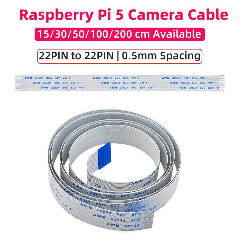 Raspberry Pi 5 สายกล้อง 22 Pin - Pi Camera Cable บทวิจารณ์และราคา
