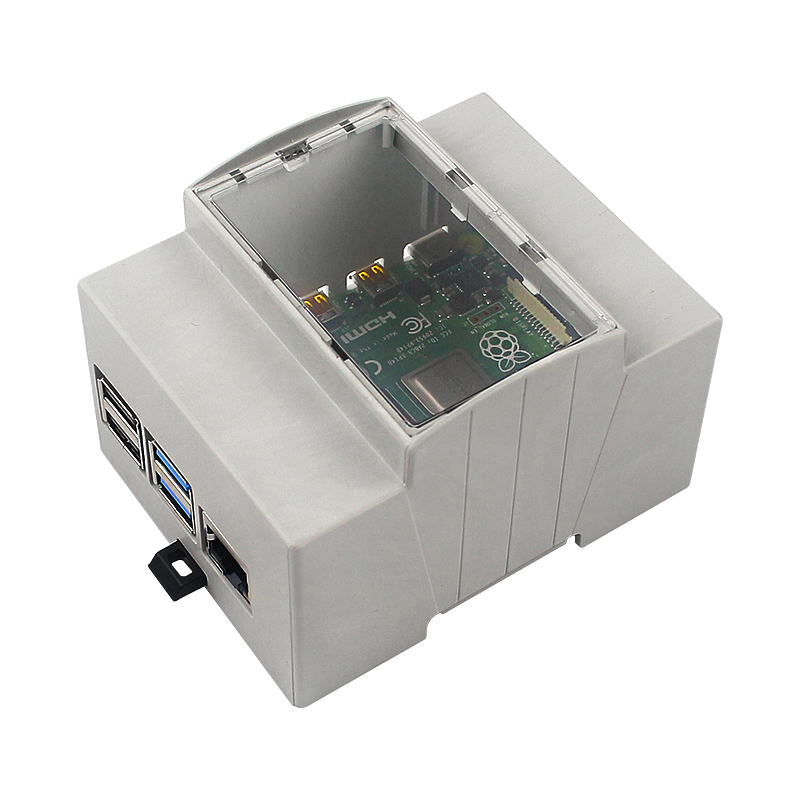 Raspberry Pi 4 ABS เคส DIN Rai - Pi 4 Case บทวิจารณ์และราคา