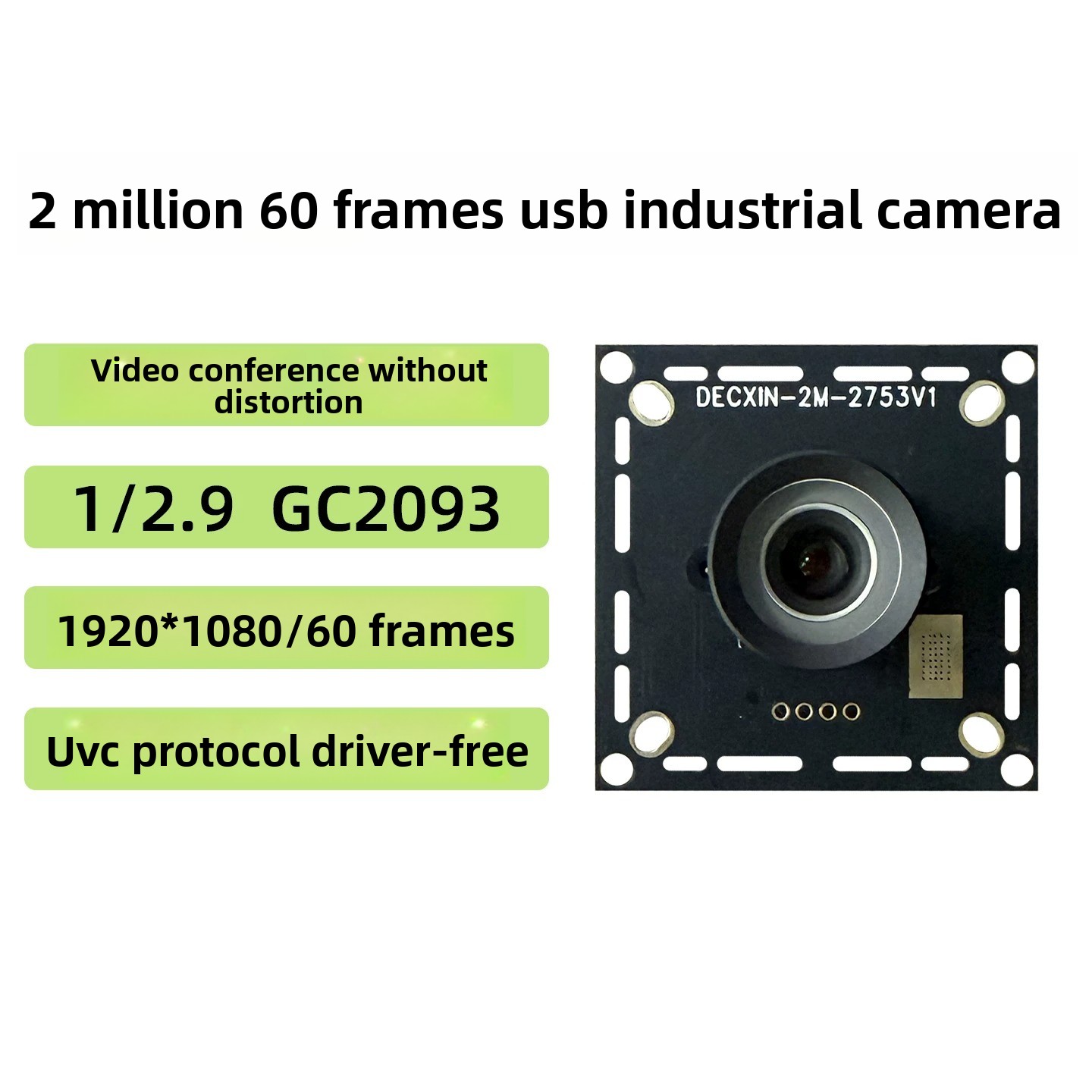 โมดูล GC2093 กล้อง USB 2MP 60f - Pi Camera Module บทวิจารณ์และราคา